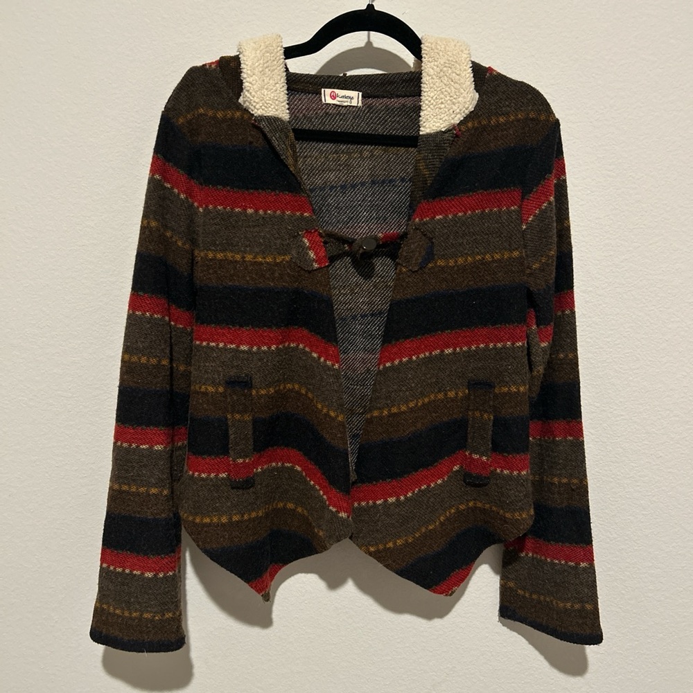 Olsenboye Multicolor Toggle Cardigan